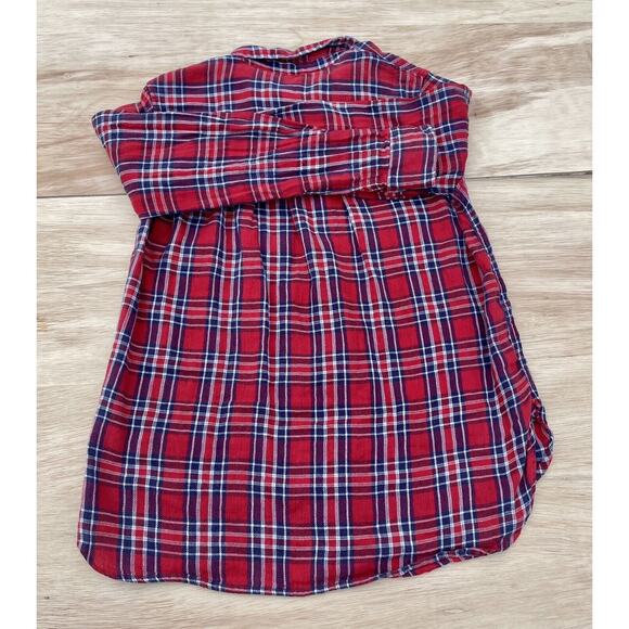 Denim & Supply Ralph Lauren Red Plaid Shirt RL Utility Women's Sz. S/P - Picture 4 of 4